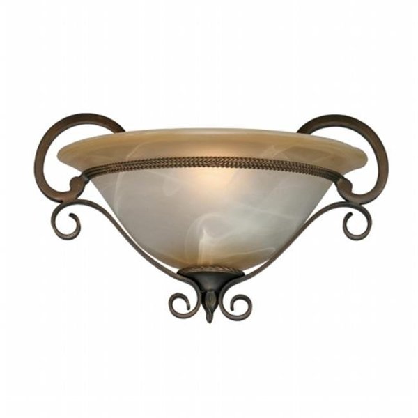 Golden Lighting Golden Lighting 3890-WSC GB Meridian Golden Bronze 1 Light Wall Sconce 3890-WSC GB